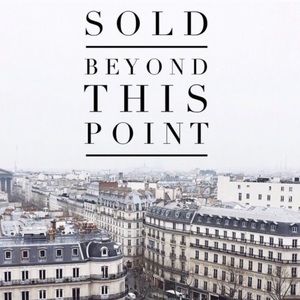 Everything is sold past this point ❤️